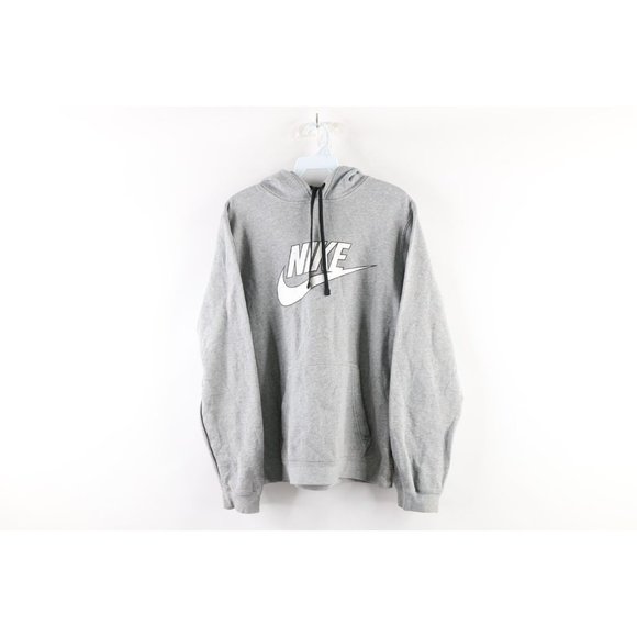 Nike | Sweaters | Nike Mens Small Distressed Spell Out Big Swoosh Logo ...
